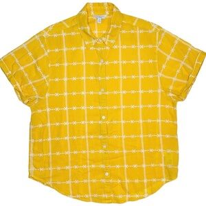 Lucky Brand Collared Tie Front Blouse